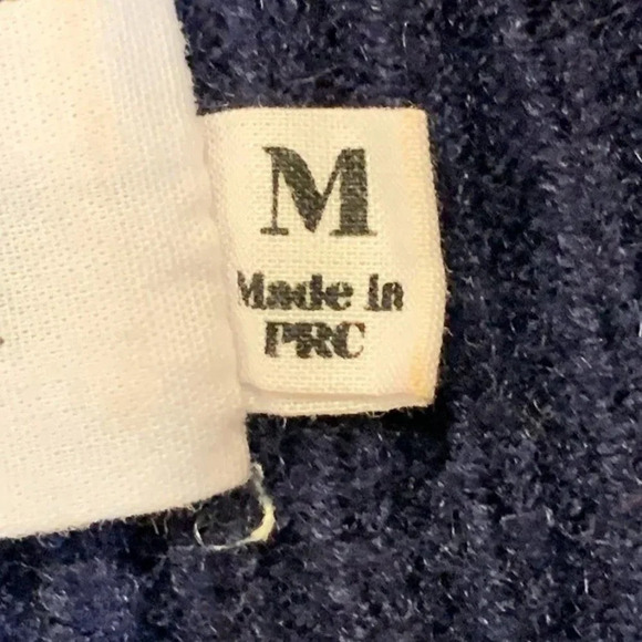 Line & Dot Women's Pullover Ribbed Balloon Sleeve Sweater Size M - Picture 7 of 11